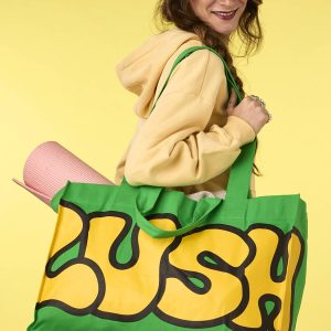 Retro Bubble Lush Big Bag - Green Bigger is better