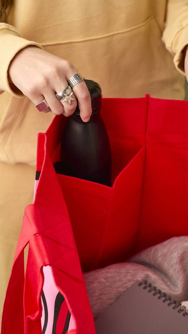 Retro Bubble Lush Big Bag - Red Bigger is better