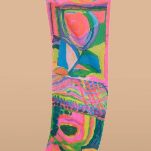 Map to Happiness Tenugui Find joy