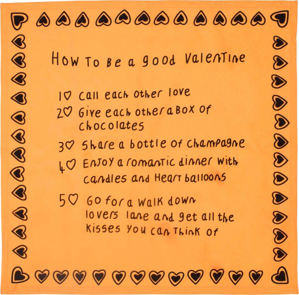 Good Valentine Knot Wrap This heartwarming Arthouse Unlimited design will tell you exactly how to be a Good Valentine.